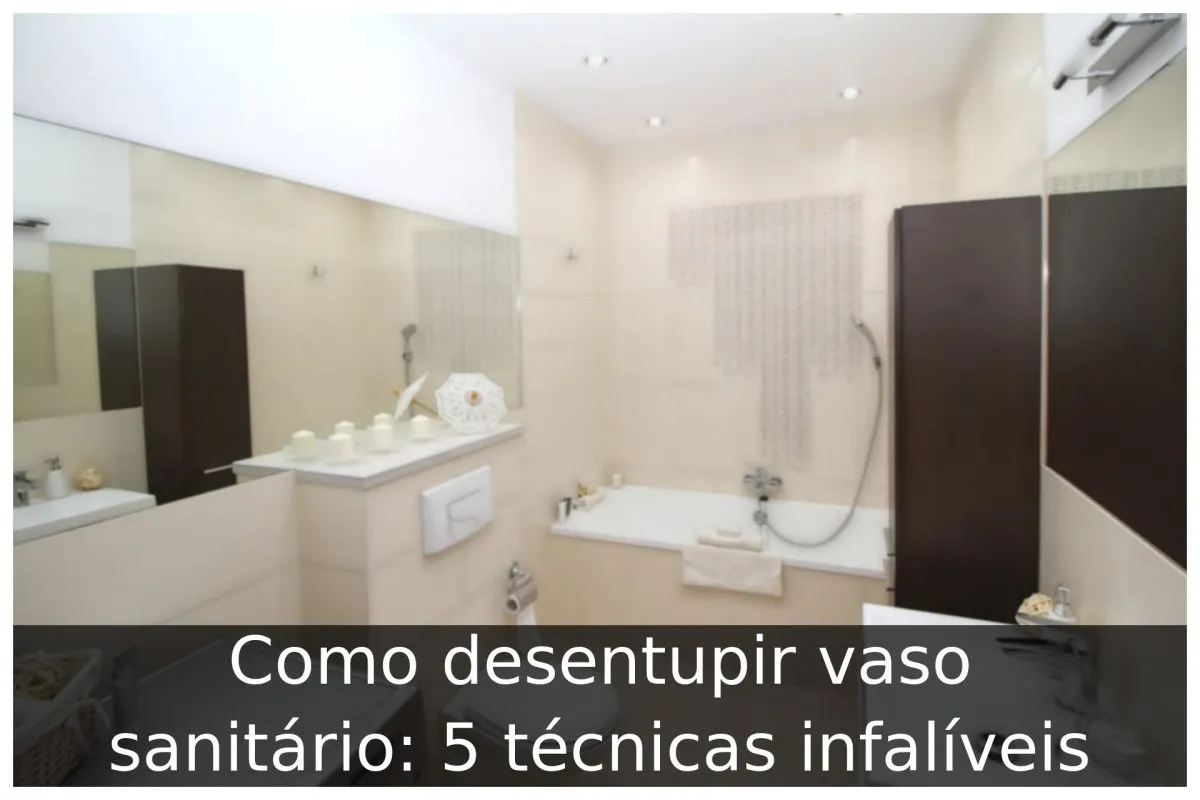 Como desentupir vaso sanitário: 5 técnicas infalíveis