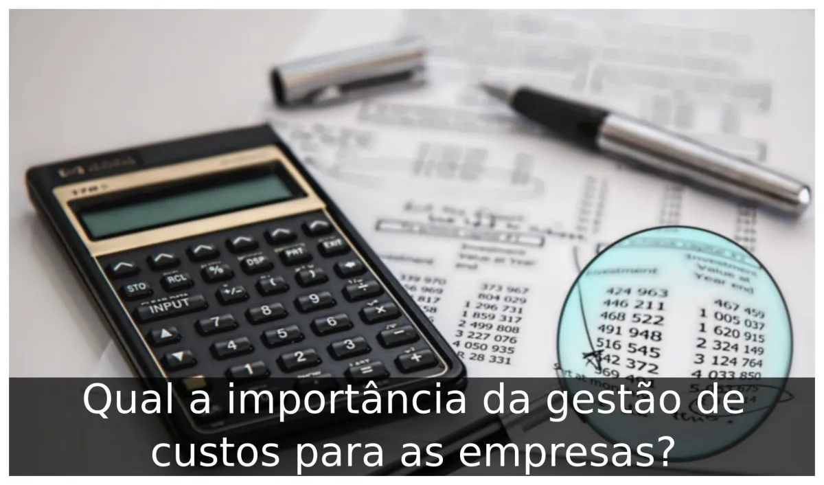 Qual a importância da gestão de custos para as empresas?