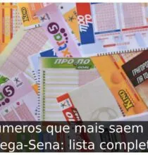 Números que mais saem na Mega-Sena: lista completa