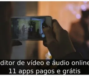 Editor de vídeo e áudio online