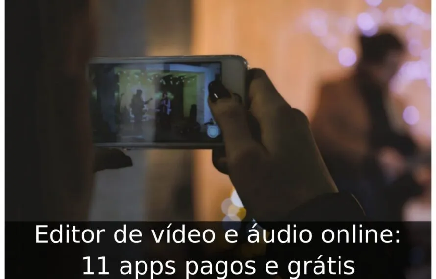 Editor de vídeo e áudio online