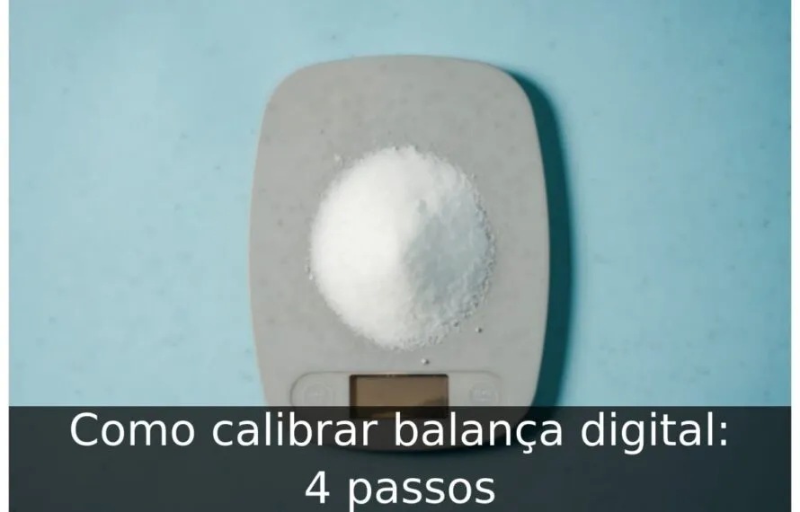 Como calibrar balança digital