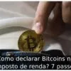 Como declarar Bitcoins no imposto de renda? 7 passos