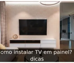 Como instalar TV em painel