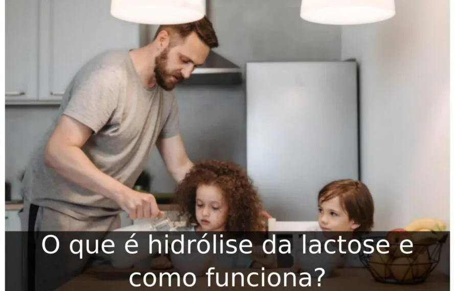 O que é hidrólise da lactose