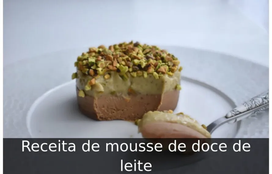 Receita de mousse de doce de leite Receita de mousse de doce de leite