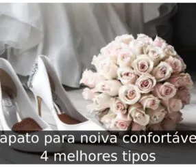 Sapato para noiva confortável