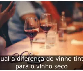 Qual a diferença do vinho tinto para o vinho seco Qual a diferença do vinho tinto para o vinho seco
