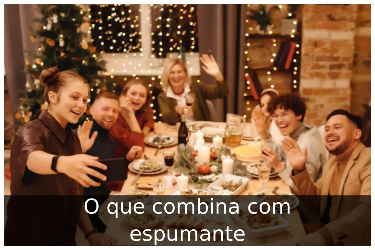 O que combina com espumante
