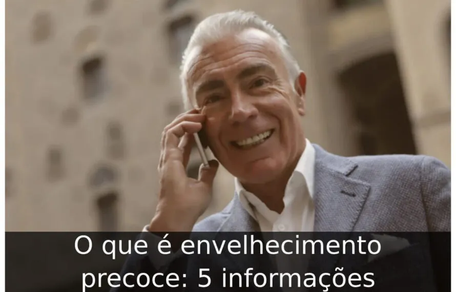 O que é envelhecimento precoce: 5 informações O que é envelhecimento precoce