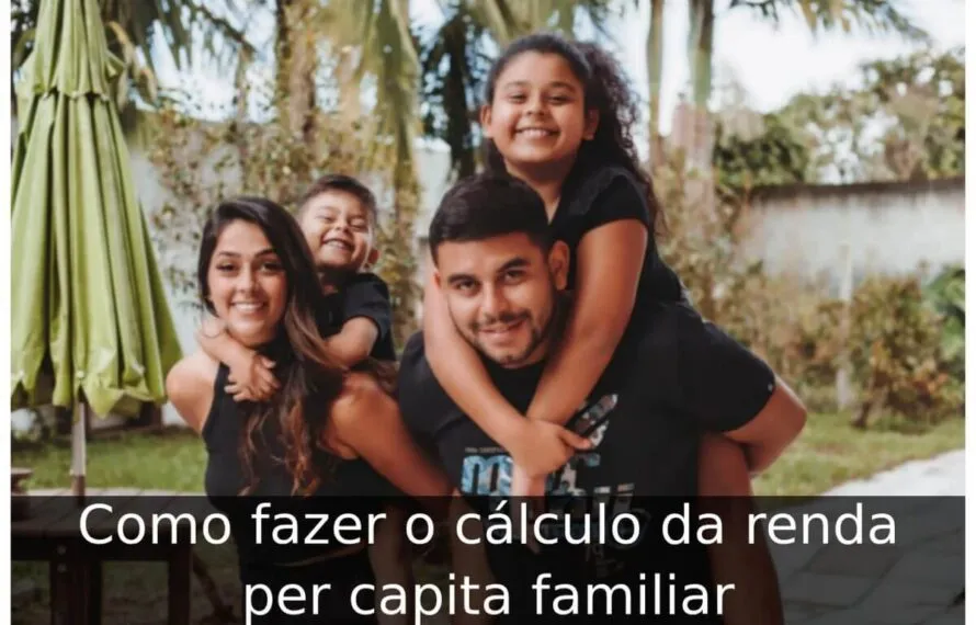 Como fazer o cálculo da renda per capita familiar Como fazer o cálculo da renda per capita familiar