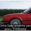 Como fazer pretinho para pneu: 3 métodos