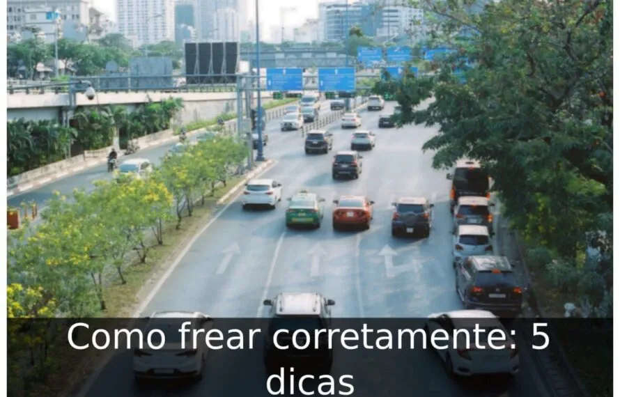 Como frear corretamente: 5 dicas Como frear corretamente