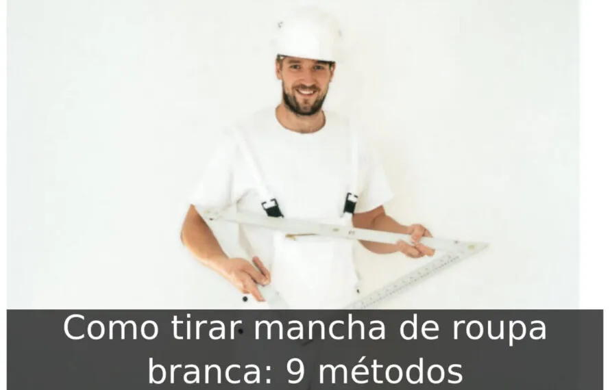 Como tirar mancha de roupa branca: 9 métodos Como tirar mancha de roupa branca