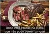 Onde está escrito na Bíblia que não pode comer sangue