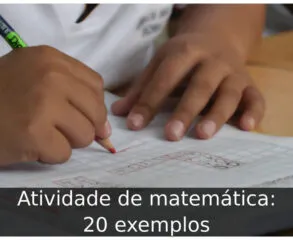 Atividade de matemática: 20 exemplos
