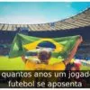 Com quantos anos um jogador de futebol se aposenta