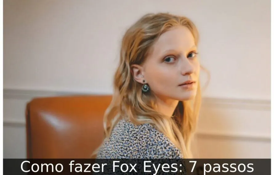 Como fazer Fox Eyes: 7 passos Como fazer Fox Eyes