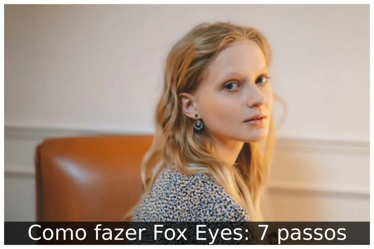 Como fazer Fox Eyes: 7 passos