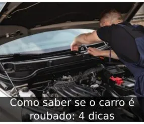 Como saber se o carro é roubado
