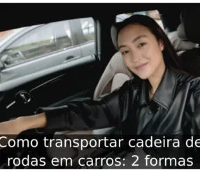 Como transportar cadeira de rodas em carros: 2 formas Como transportar cadeira de rodas em carros