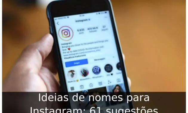 Ideias de nomes para Instagram: 61 sugestões