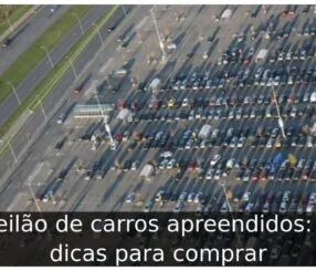 Leilão de carros apreendidos