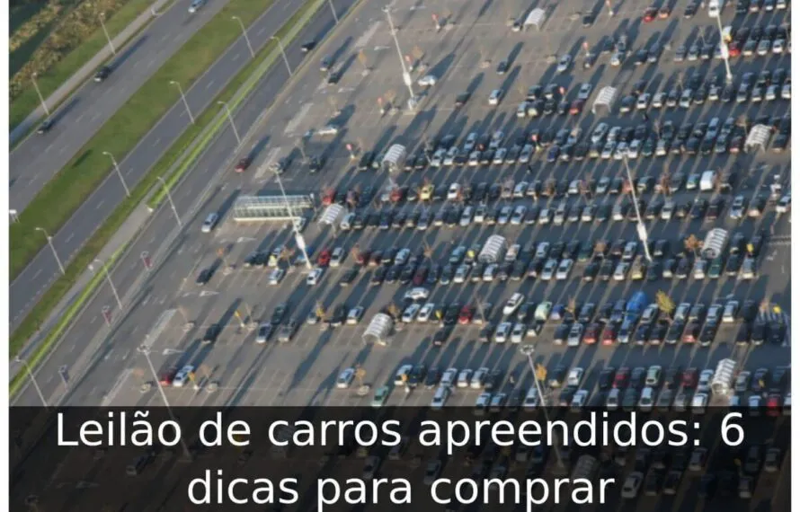 Leilão de carros apreendidos
