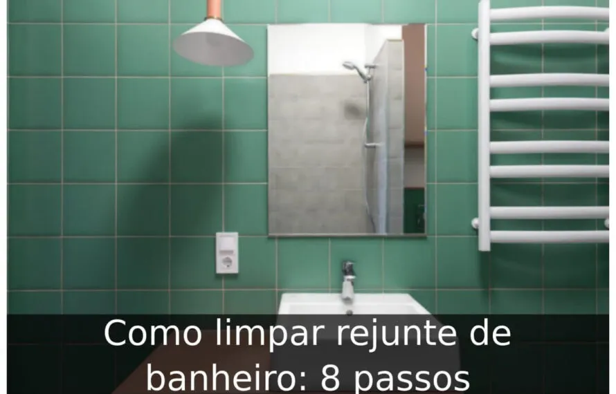 Como limpar rejunte de banheiro