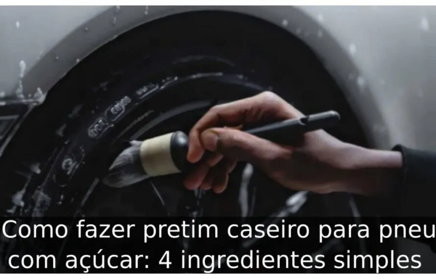 Como fazer pretim caseiro para pneu com açúcar