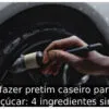 Como fazer pretim caseiro para pneu com açúcar: 4 ingredientes simples 