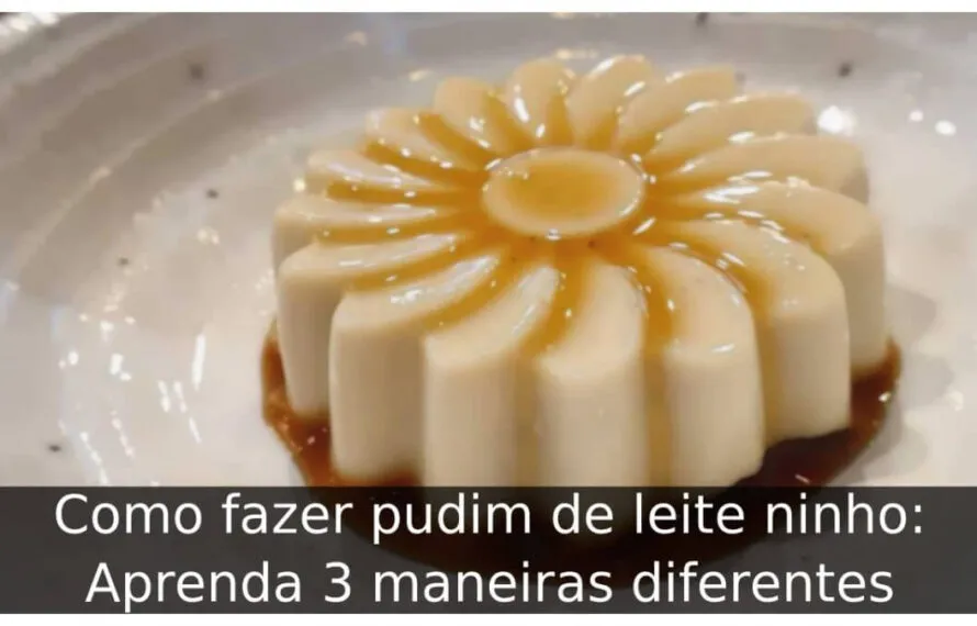 Como fazer pudim de leite ninho: Aprenda 3 maneiras diferentes Como fazer pudim de leite ninho