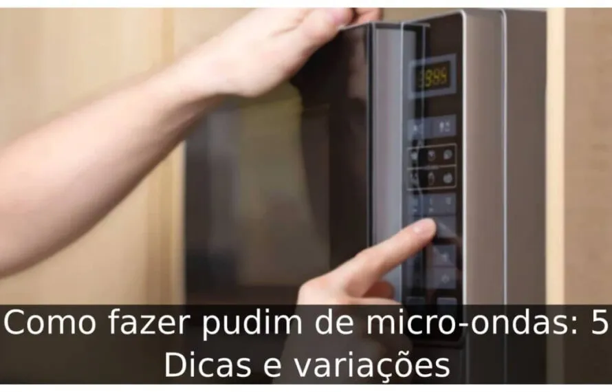 Como fazer pudim de micro-ondas