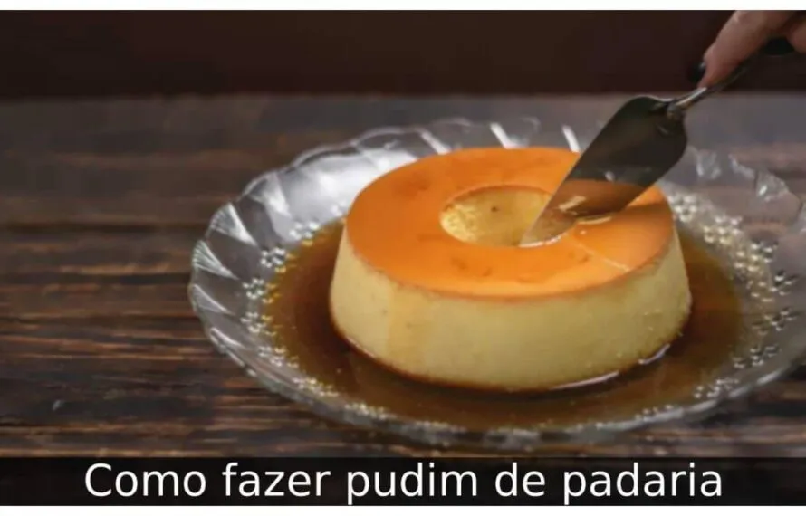 Como fazer pudim de padaria Como fazer pudim de padaria