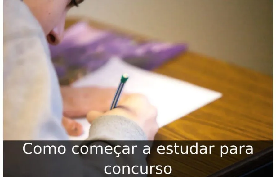 Como começar a estudar para concurso