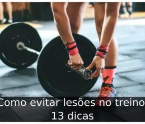 Como evitar lesões no treino