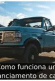 Como funciona um financiamento de carro