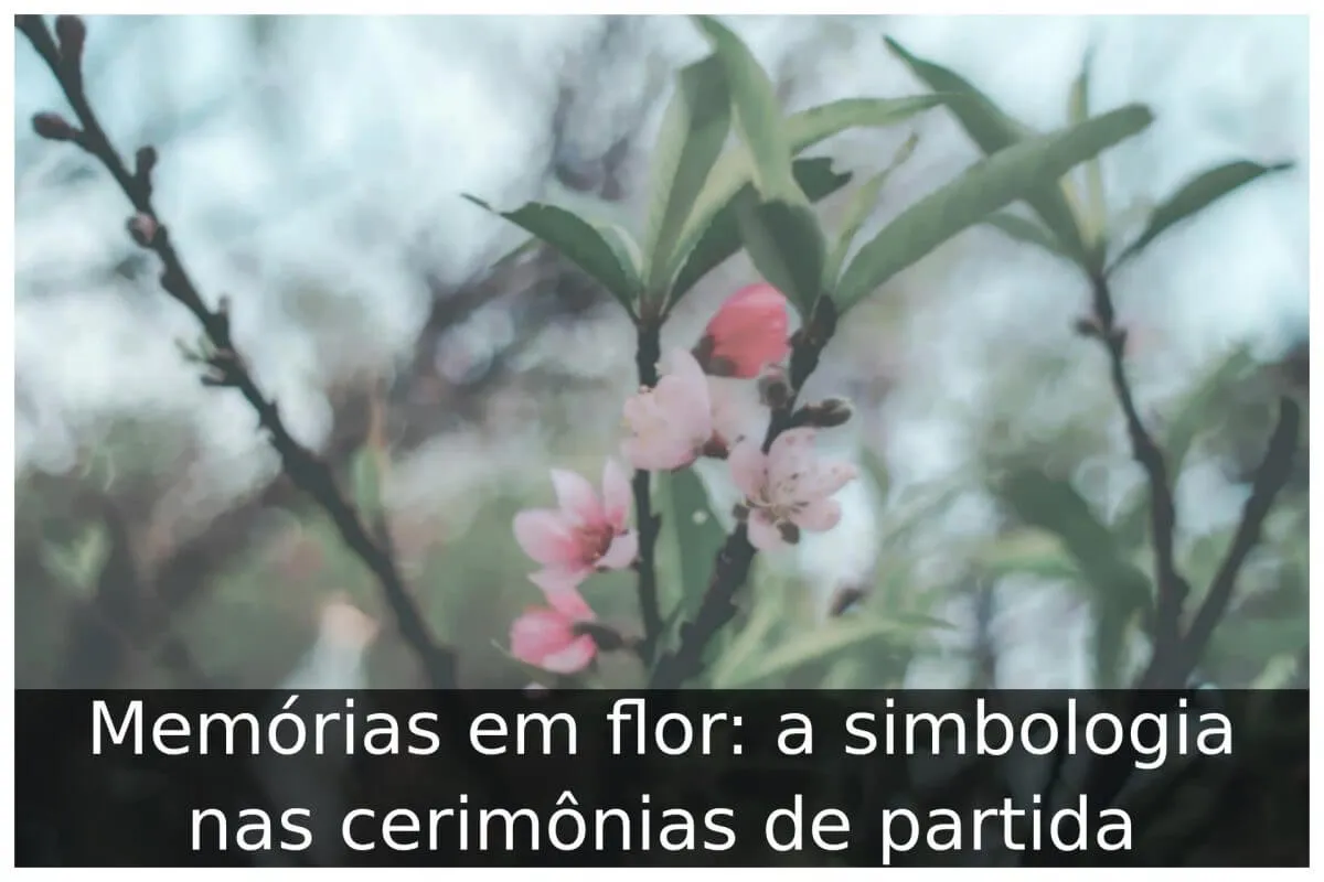 Memórias em flor: a simbologia nas cerimônias de partida