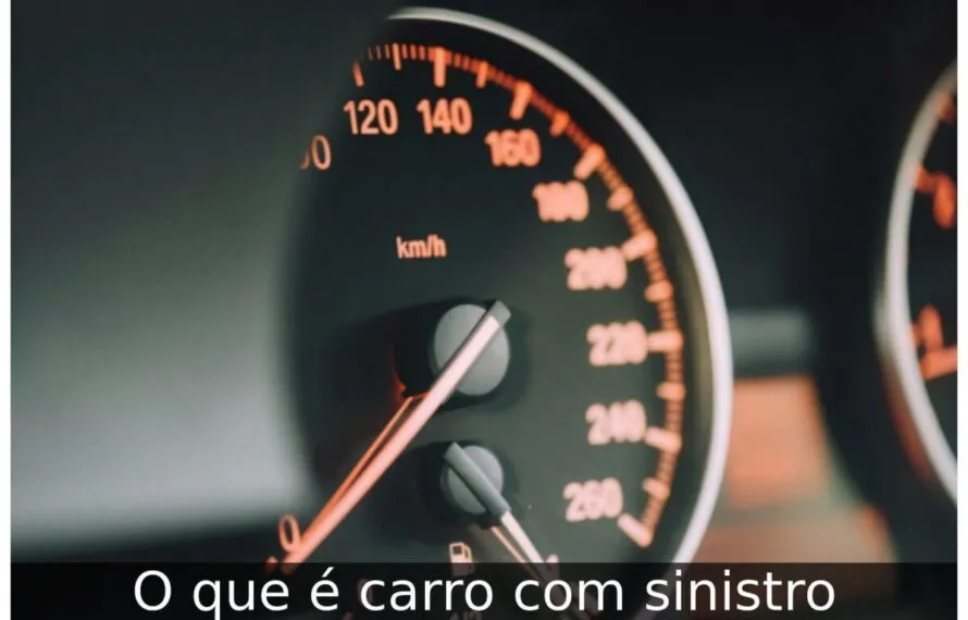 O que é carro com sinistro O que é carro com sinistro