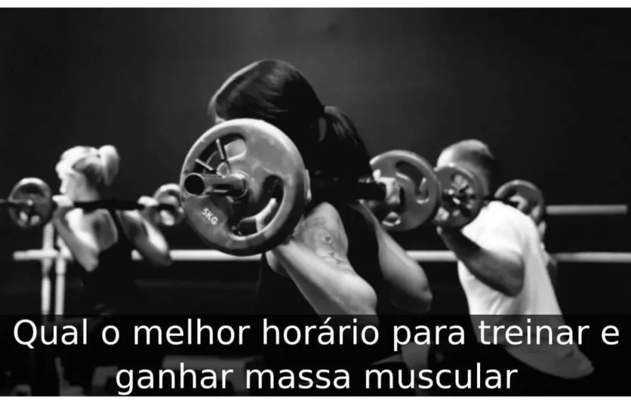 Qual o melhor horário para treinar e ganhar massa muscular Qual o melhor horário para treinar e ganhar massa muscular