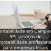 Contabilidade em Campinas SP: serviços de contabilidade profissional para empresas locais Contabilidade em Campinas SP: serviços de contabilidade profissional para empresas locais