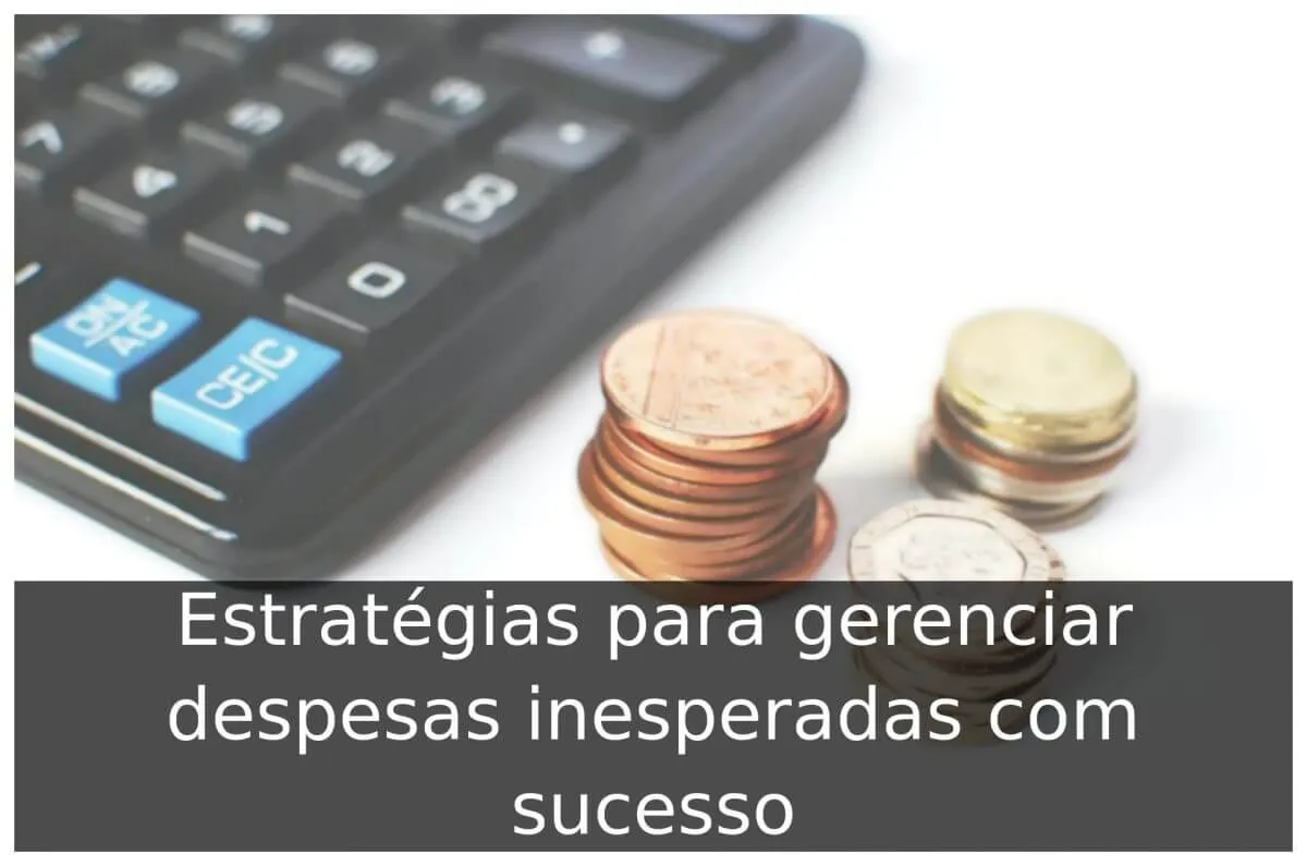 Estratégias para gerenciar despesas inesperadas com sucesso