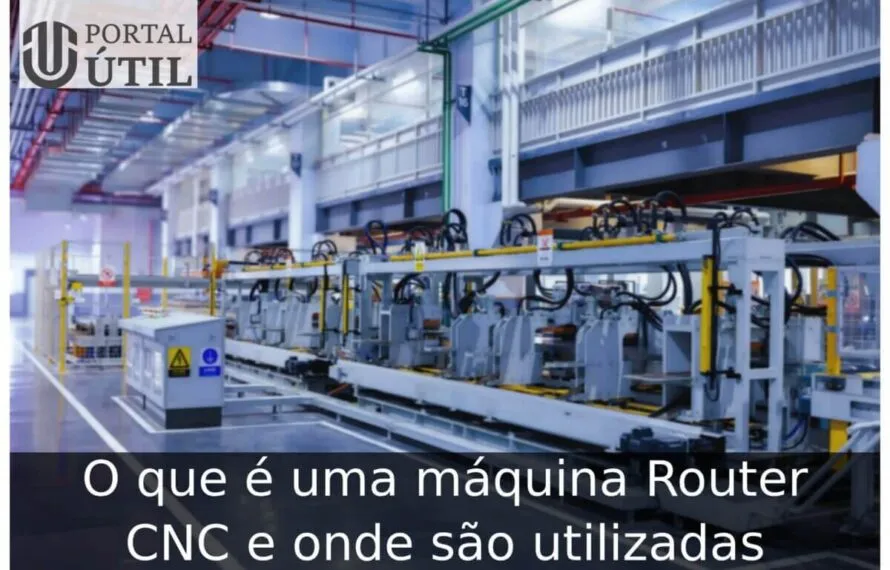 O que é uma máquina Router CNC e onde são utilizadas O que é uma máquina Router CNC e onde são utilizadas