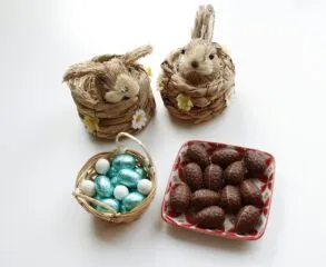 Como fazer decoração de páscoa gastando pouco